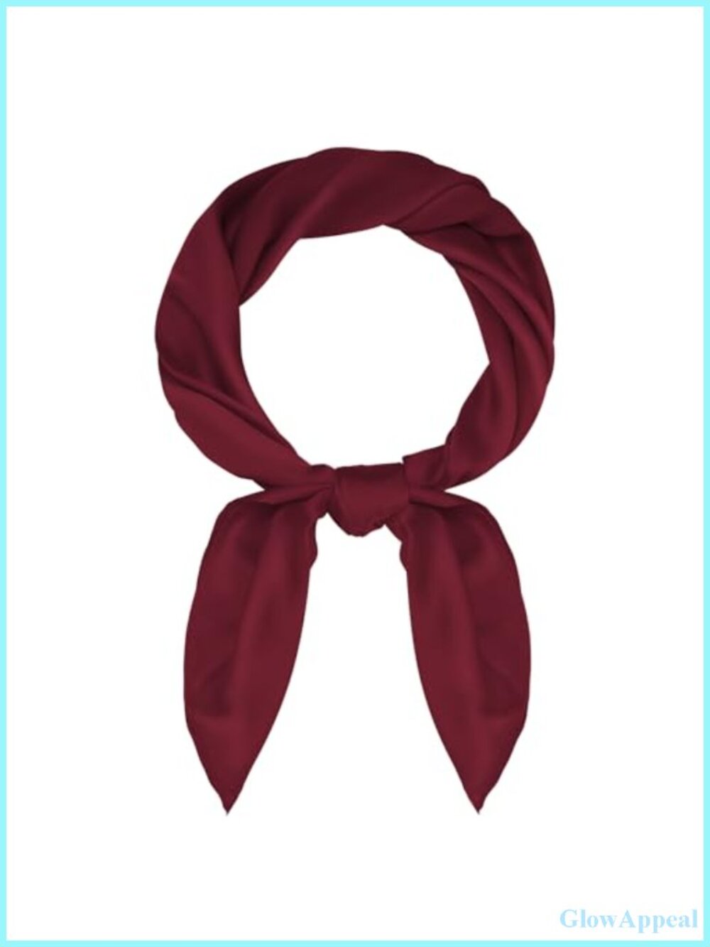 Satin Square Scarf Lightweight Silky Fashion Neck Scarf